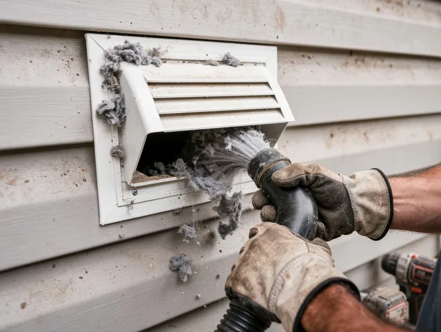 Professional dryer vent cleaning by Wayland Dryer Vent Cleaning in Wayland