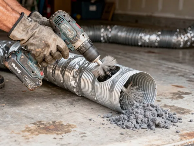Professional duct cleaning by Wayland Dryer Vent Cleaning in Wayland