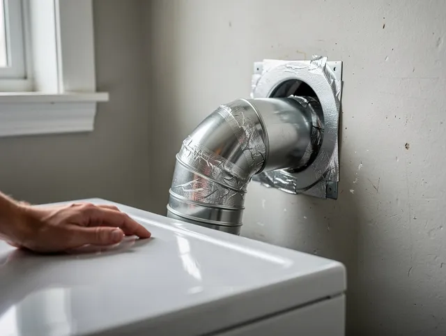 Wayland Dryer Vent Cleaning expert performing professional dryer vent repair and installation in Wayland