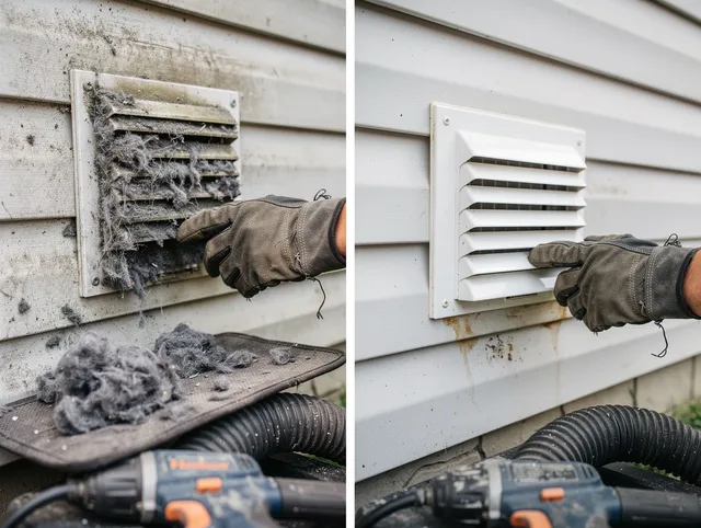 Residential dryer vent cleaning by Wayland Dryer Vent Cleaning in Wayland